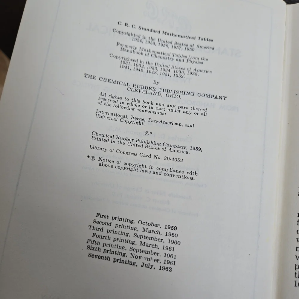 N/A standard mathematical